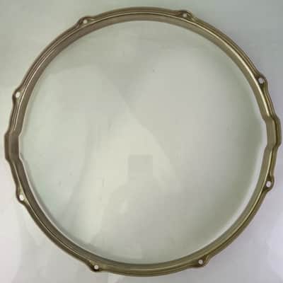 Leedy Stick Chopper 14"Snare Drum Resonant Rim/Hoop Nickel-Brass Double-Flng NOB image 6