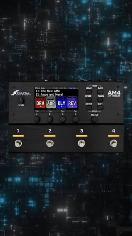 Brand New Fractal Audio AM4 Amp Modeler 2025 - Present - Black image 1