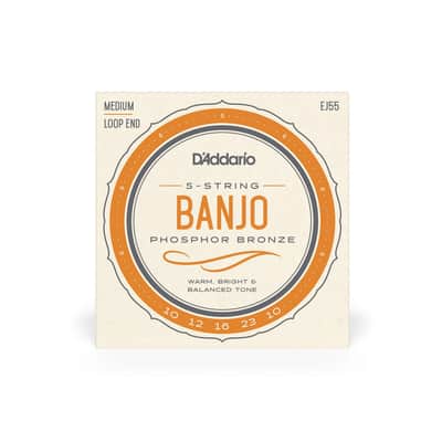 Ej55 5 String Banjo, Phosphor Bronze, Medium, 10 23 image 1