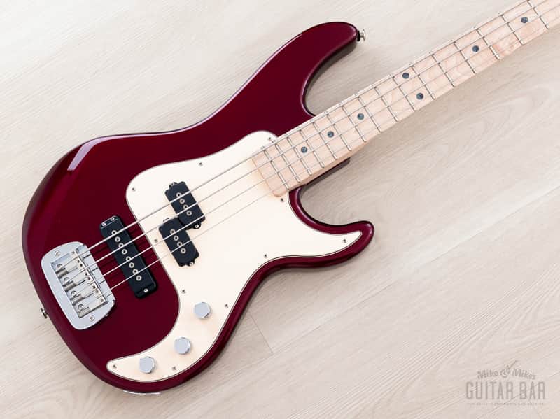 2025 G&L SB-2 PJ Electric Bass Guitar Ruby Red Metallic w/ CoA, Leo Fender image 1