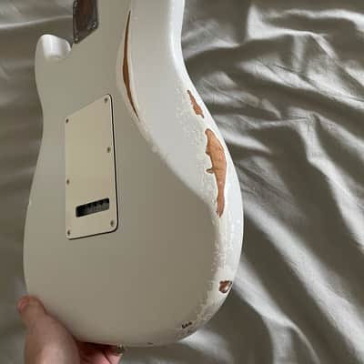 Fender Stratocaster  2021 Heavy Aged White image 12