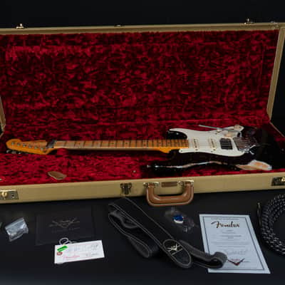 Fender Jason Smith Masterbuilt 1956 Stratocaster Ultimate Retro Floyd 2012 - Black image 22