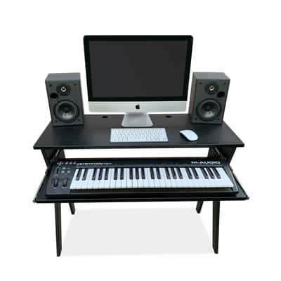EQ-49 Studio Desk in Black image 3