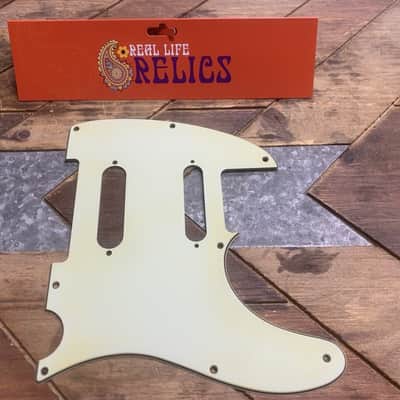 Real Life Relics Mint Green  NASHVILLE Telecaster® Pickguard 3 Ply 8 Hole Dual Pickup Opening   [PGK1]] image 2