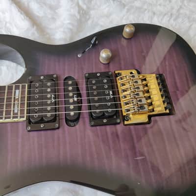 1991 Ibanez RG570 Limited Edition 70th anniversary Amethyst burst image 11