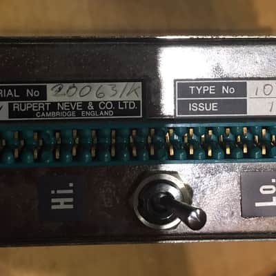 Vintage Neve 1073 8-Channel Mic Preamp EQ Racked with output trim and phantom image 22