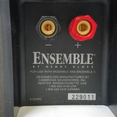Cambridge Soundworks Ensemble Bookshelf Speaker Pair By Henry Kloss image 6