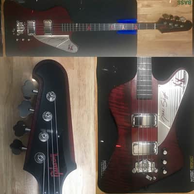 Gibson Nikki Sixx Signature Model Thunderbird IV 2008 Black Cherry image 6
