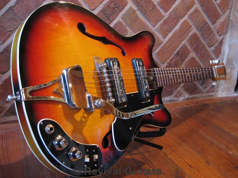 Mid 1960's Japanese Guyatone Made Winston Semi Acoustic Archtop F