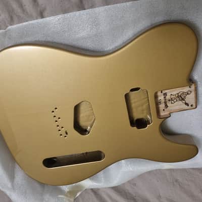 Warmoth Telecaster - Metallic Gold image 2