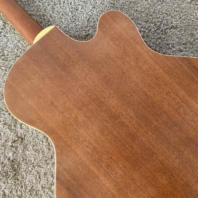 Dean Left Handed 4 String Acoustic Bass, Spruce Top Body, Mahogany Neck image 22