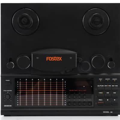 Fostex Model 80 1/4" 8-Track Reel-To-Reel Tape Machine w/ Case & Cables #51293 image 4