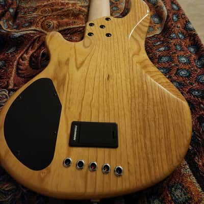 Lakland 55-02 Deluxe 5 String Late 2010s - Natural Spalted Maple image 8