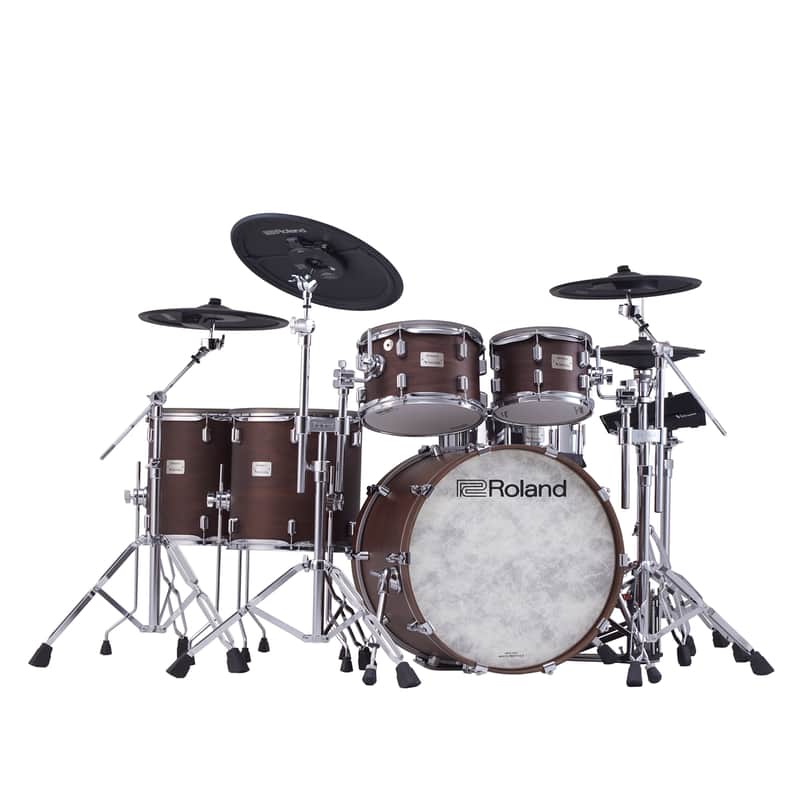 Roland VAD716 Electronic Drum Kit - Satin Walnut image 1
