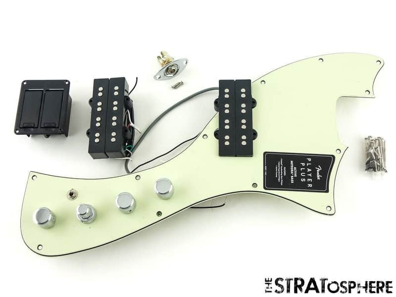 Fender Player Plus Meteora Bass LOADED PICKGUARD, Fireball | Reverb