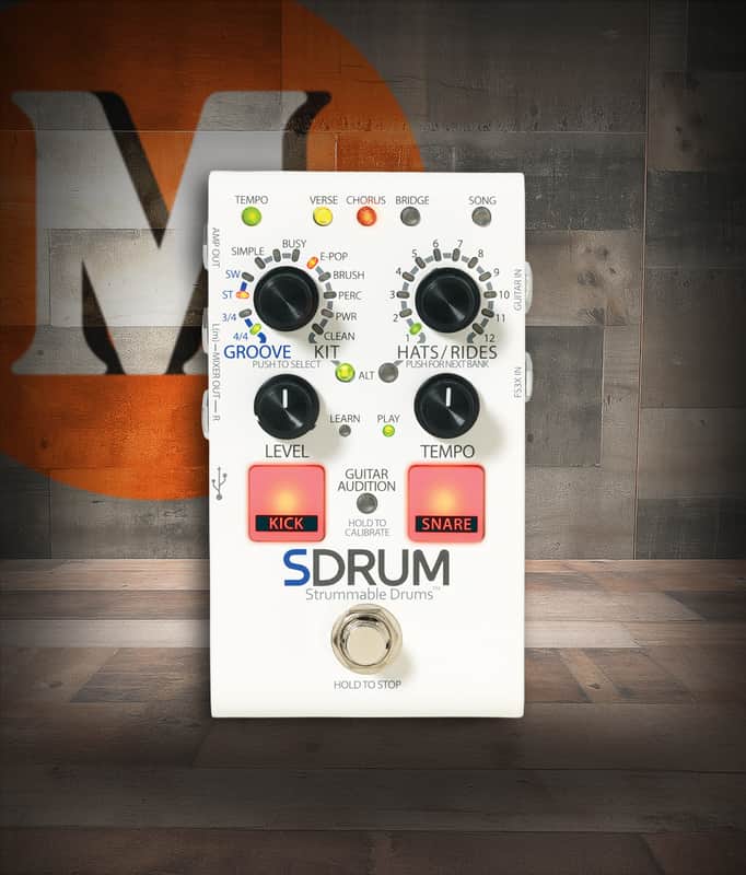 Digitech SDRUM Strummable Drum Pedal (SDRUM-U) image 1