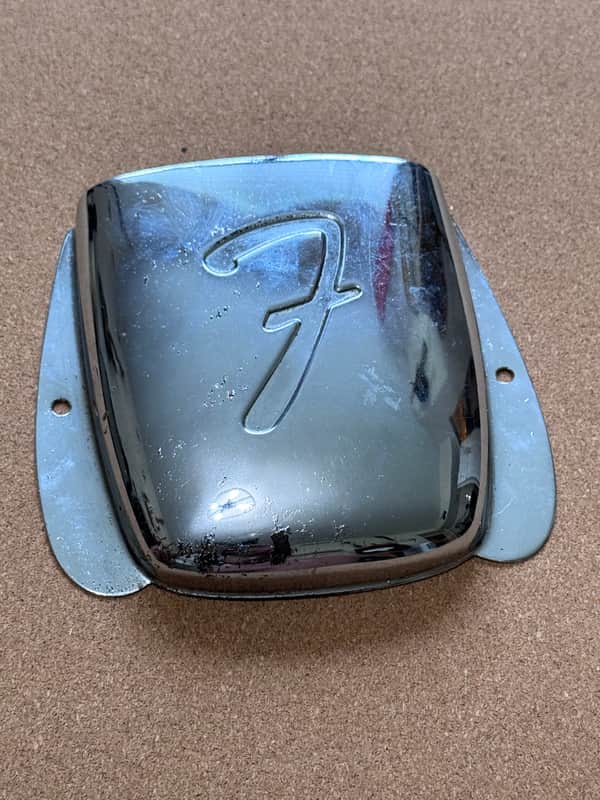 Fender Pre CBS Jazz Bass Ashtray Bridge Cover Early 60’s image 1