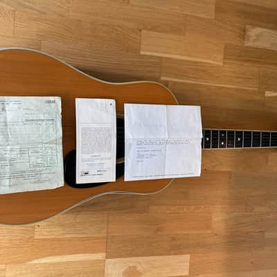 1972 Martin D-35S | One Family Owned Since New | Original Invoice | Factory Letter | Warranty Card | Original Case image 2