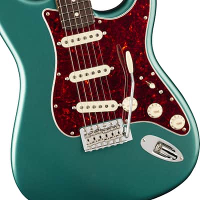 FENDER - American Professional Classic Stratocaster  Rosewood Fingerboard  Faded Sherwood Green Metallic - 0114940374 image 3