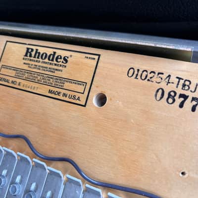 See Video! Vintage 1977 Rhodes Suitcase Piano 73-Key Electric Piano Serviced and Ready! image 9