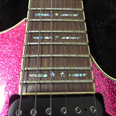 Ibanez J Custom SHOP - RG ARC 1997 - Pink champagne powder glitter. RARE FIND! image 5