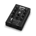 Gemini Sound MM1BT Bluetooth Professional Audio 2-Channel Dual Mic Input Stereo 2-Band Rotary Compact DJ Podcast Mixer with Cross-Fader and Individual Gain Control