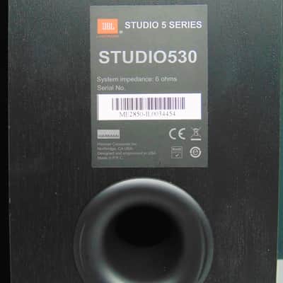 JBL Studio 530 BK 125W 5-1/4" Bookshelf Speakers, Black image 6