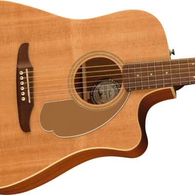 Fender Redondo Player Acoustic Guitar. Walnut Fingerboard, Gold Pickguard, Natural Bild 6