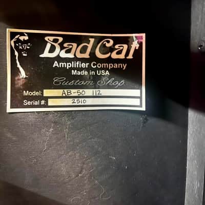 Bad Cat AB50 2010 - Wine tolex image 6