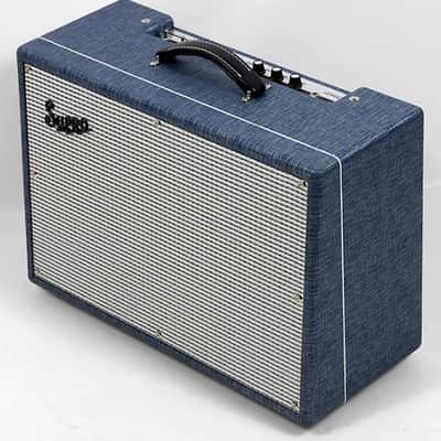 Supro 1968RK Keeley 12 25W 1x12 Tube Guitar Combo Amp - Blue image 1