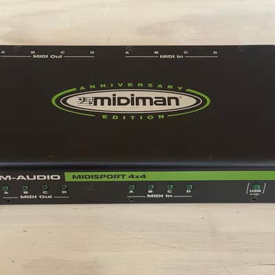 USB MIDI Interface M-Audio Midiman Midisport 4x4 Anniversary Edition image 1