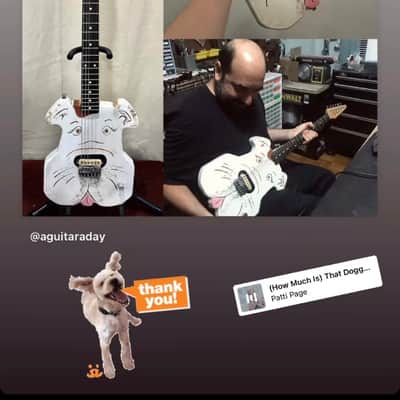Vintage Dog! Short Scale - 1985 Squire katana Neck image 7