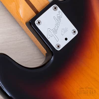 1983 Fender Precision Bass Elite II Sunburst, 100% Original w/ Case image 16