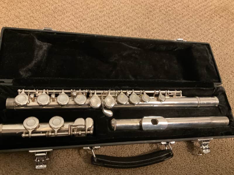 Yamaha Silverplated Flute-All New Pads image 1