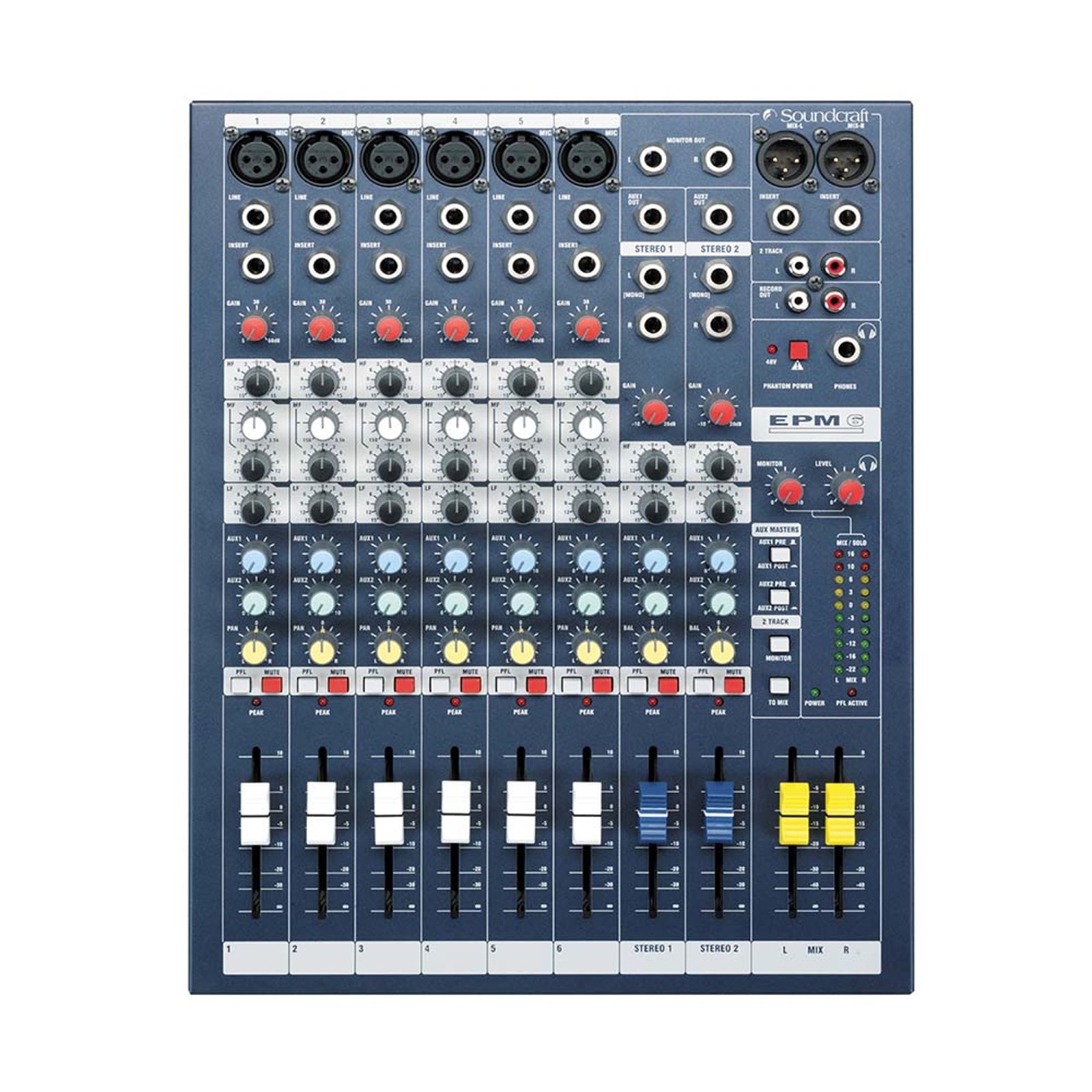 Soundcraft EPM6 6-Channel Mixer | Reverb