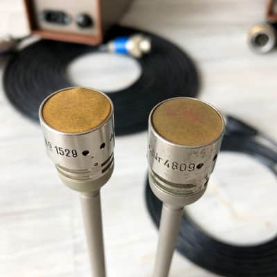 1969 Matched Pair Of AKG C28/C30A Nuvistor Tube Mics w/AKG CK28 Capsule & AKG N12 PSU image 22