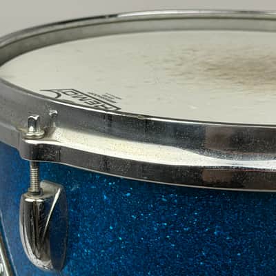 Gretsch 20/12/12/16" 60's Round Badge Drum Set - Blue Sparkle image 18