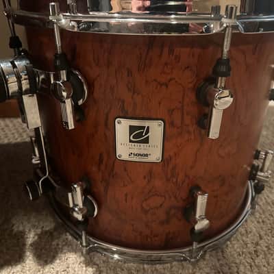 RARE - MINT - Sonor Designer 1996 - Bubinga Wood 4pc w/HSCs image 5