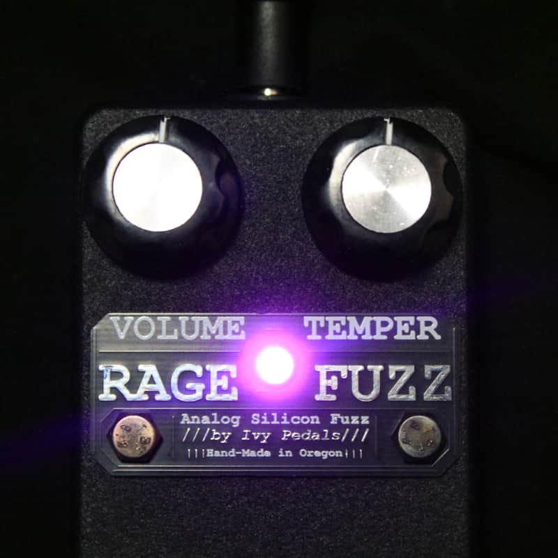 Ivy Pedals Rage Fuzz Guitar Edition - Black/Silver 2026 image 1