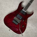 ESP LTD MH-1000 FR 2011 - See Thru Black Cherry Electric Guitar