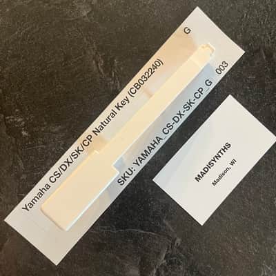 ORIGINAL Yamaha Replacement G Key (CB032240) for CS70M, CS5, CS15, CS15D, CS20, CS20M, CS40M, DX9, DX21, DX27, DX27S, SK20, SK30, CP10, CP11, CE20, PS10, PS20, YK10, and more