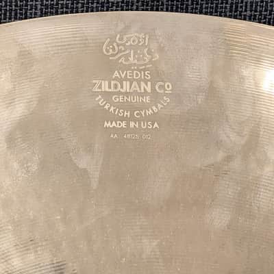 Zildjian 22" A Custom Ride Cymbal 1991 - Present - Brilliant image 5