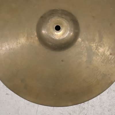 Japanese 12" Hi Hat Cymbals Pair Vintage 1960's 374g/379g image 3