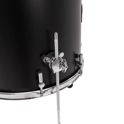 SONOR *Pre-Order* Momentum Birch Series 18x16.75" GT Black Matte Lacquer Floor Tom Drum w/Legs | Worldwide Ship | NEW | Special Order | Authorized Dealer image 3
