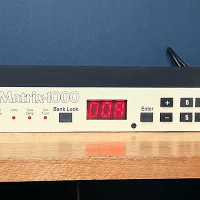 Oberheim Matrix 1000 Rackmount 6-Voice Synthesizer - White Eprom 1.11