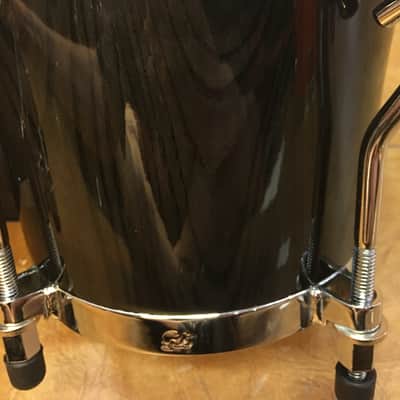 Gon Bops Special Edition Alex Acuna Bongos Ebony Lacquer image 3