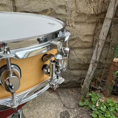 Ludwig Accent CS Custom 13x4” Piccolo Wood Snare Drum - Natural image 7