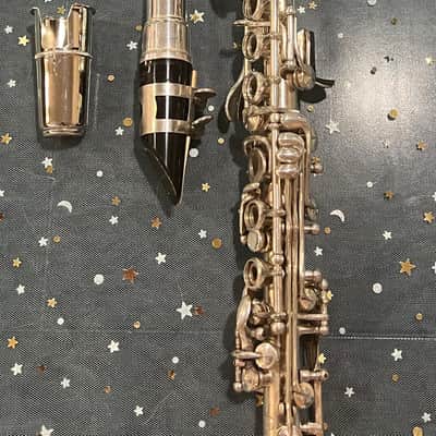 H.Bettoney "Silva Bet" Metal Clarinet 1930-40 - Silver image 9