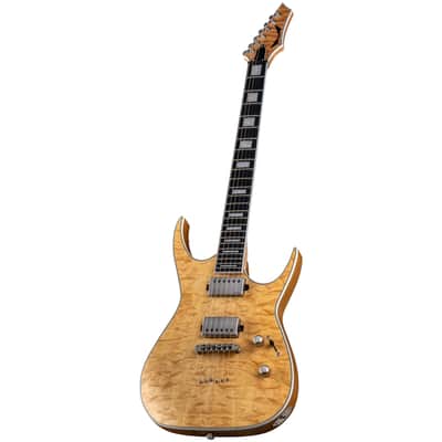 Dean Exile Select 6 String Quilt Top, Satin Natural, EXILE QM SN image 3