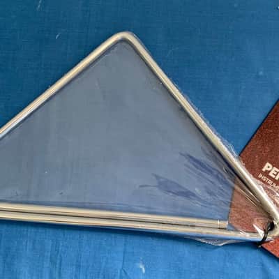 9"x 12" Brazilian Handmade Medium Triangle Hand Percussion in Chromed Steel image 3